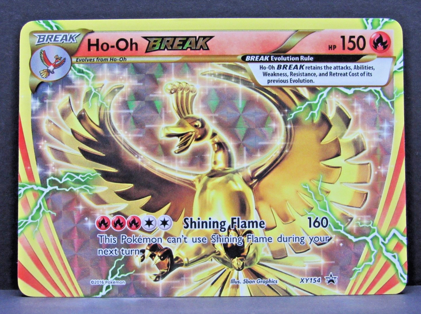 Ungraded Ho-Oh BREAK XY154 XY Holo NM/LP