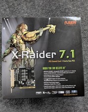 NIB - Auzentech X-Raider 7.1 PCI Sound Card With CD, Box And Setup Guide
