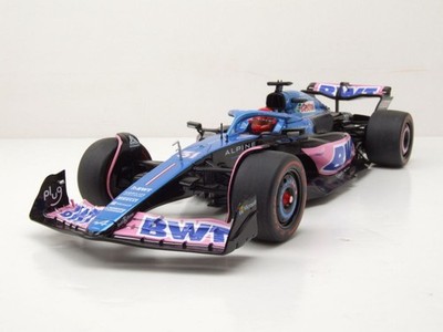 Alpine A523 Formel 1 #31 Monaco GP 2023 schwarz blau Ocon Modellauto 1:18 Solido