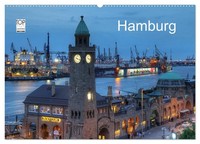 Hamburg (Wandkalender 2027 DIN A2 Quer), Calvendo Monatskalender