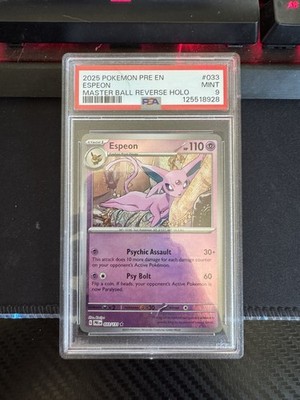 2025 Espeon Prismatic Evolution Master Ball