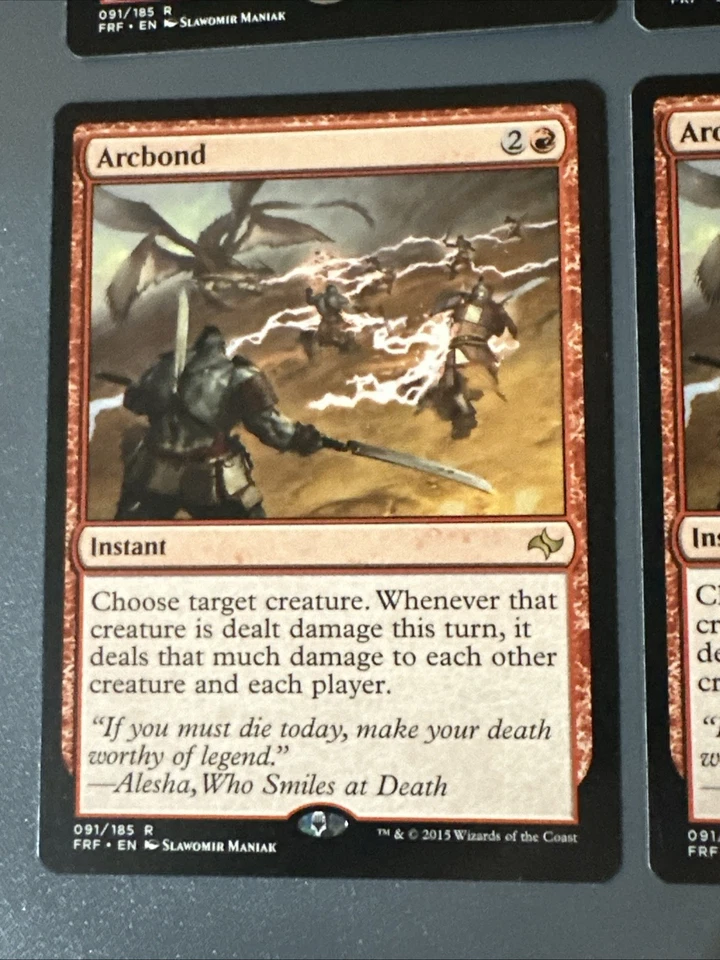 Arcbond X4 Fate Reforged Ex/NM Condition See Front/back Pics - Image 3 of 4