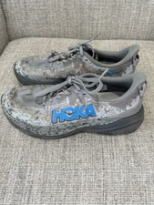 Hoka Speedgoat 6 Trail Running Shoes Gray/Blue Sz 6 MD 1156933 GCG