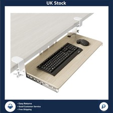 Ergonomic Under Desk Keyboard Tray, 825.5mm x 279.24mm Pull Out Drawer
