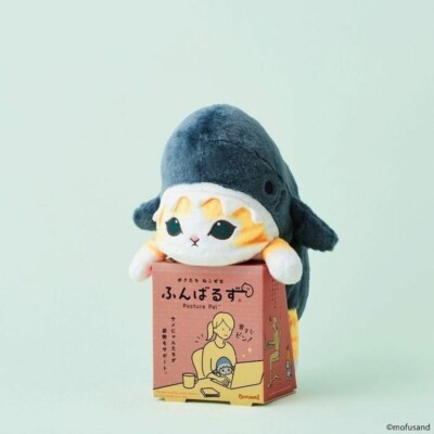 Mofusand Funbaruzu Shark Cat Same Nyan Posture Support VRT42890