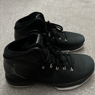Nike Air Jordan XXXI Black Cat Basketball Shoes 845037-010 Mens