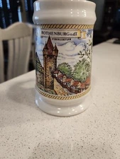 Schedel Bavaria Beer Stein Mug Rothenburg o.d.T. Stuberleinsturm Neuses-Kronach