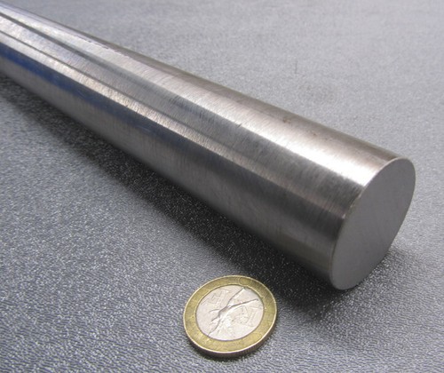 304 Stainless Steel Round Rod Bar, 1 3/8" (1.375") Dia x 36" Length - Picture 5 of 12