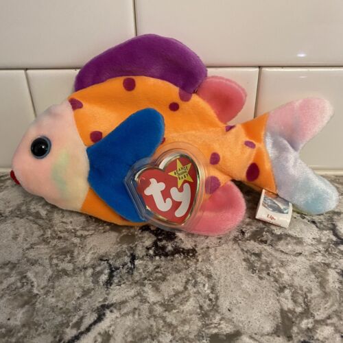 Ty Beanie Baby-Lips-1999-Errors-Mint - Picture 1 of 5