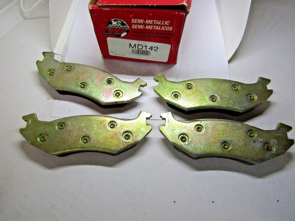 Pastilla de freno de disco-grado premium semimetálica delantera SILVERLINE MD142  Foto 2 de 4