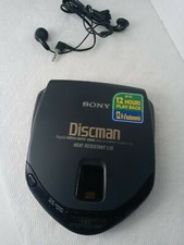 Sony Discman D-173 Parts Only Cords As Is for Parts Repair Only w- sony ear b