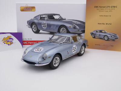CMC M-212 # Ferrari 275 GTB/C Coupe Spa Classic 2012 & 2013 Vincent Gaye 1:18