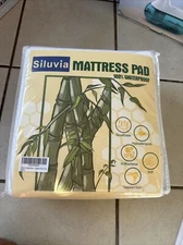 Siluvia King Size Mattress Protector Waterproof  Cooling Bamboo  Noiseless