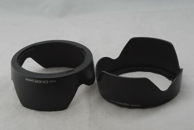 New! Lot of Two Hoods for EOS 24-105mm f/4L IS USM As Canon EW-83H