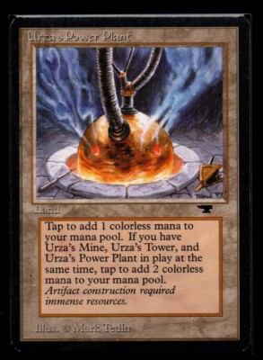 MRM ENGLISH Urza's Power Plant V4 NM/NM - MTG Magic ANTIQUITIES