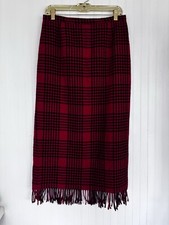 Vintage Red Checked Skirt