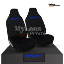 Fits Range Rover Sport | Logo-Front Car Seat Covers |Heavy Duty | 100% Waterprof