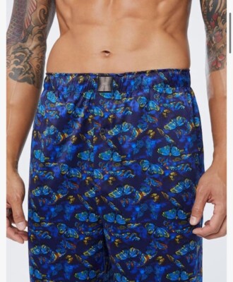 Neu Savage X Fenty Unterteil Größe L Schmetterling Midnight Pyjama von Rihanna Etikett