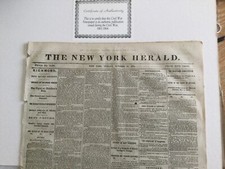 LE NEW YORK HERALD 30 octobre 1864 Journal