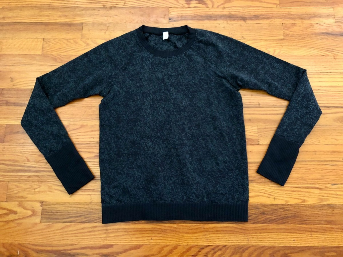 Lululemon Women Rest Less Pullover Lightweight Sweater Gray