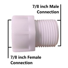 7/8-inch Female to 7/8-inch Male Pipe Adapter With Screen Filter
