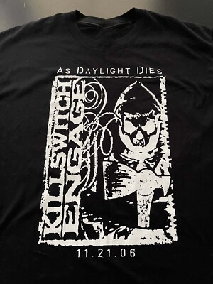 Killswitch Engage 11.21.06 As Daylight Dies T-Shirt, Black