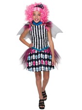 Monster High Rochelle Goyle Costume Girls M L Child Kids Halloween Dress Up