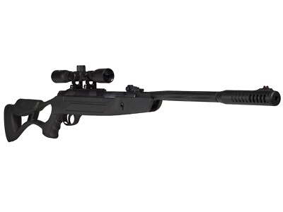 Hatsan AirTact QE Air Rifle .25 cal w/ Optima 4x32 Scope & Rings 