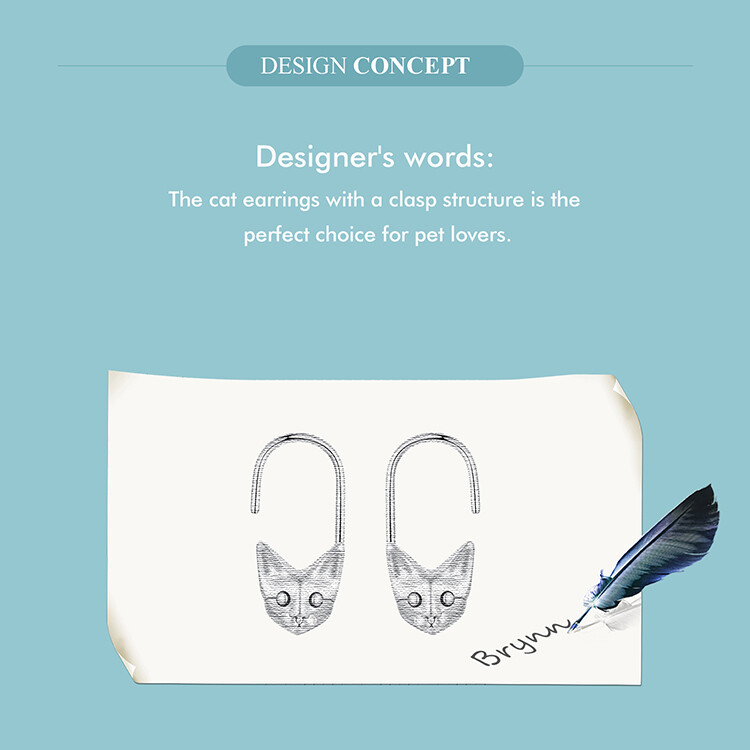 CXWK Orecchini a Forma di Pesce Gatto in Argento Sterling 925 per Le Donne Regalo Gioielli in Argento Sterling ipoallergenico prevenire l'allergia alle