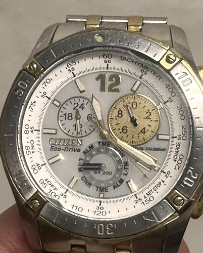 Citizen E812-S054737 Chronograph Perpetual Calendar Eco-Drive Mens Watch - 第 17/18 張圖片