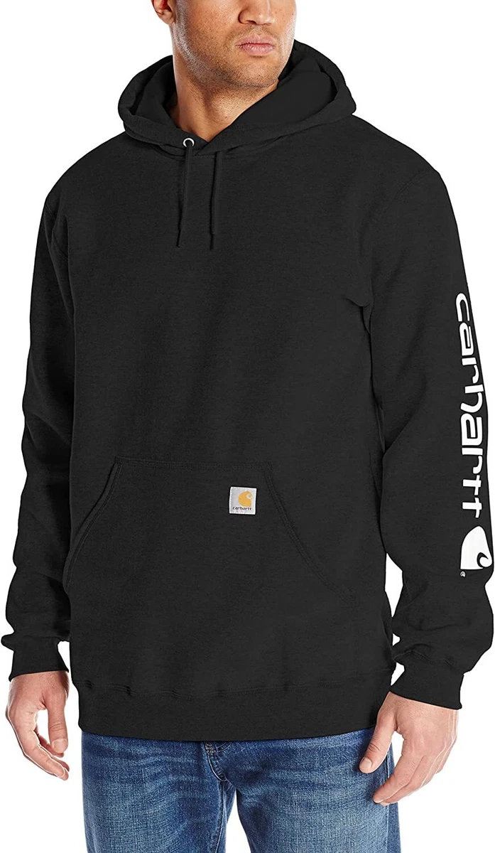 Carhartt Men's Loose Fit Midweight Logo Sleeve Graphic Sweatshirt