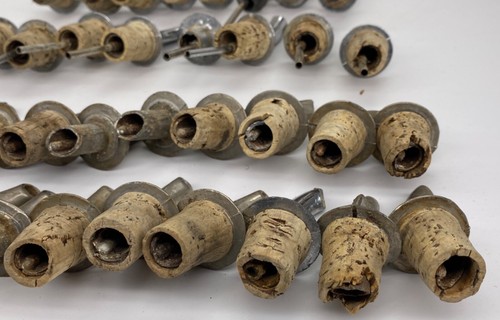 Antique 1930’s Liquor Bottle Pour Spouts LOT OF 37 Pourers Detroit Toppers READ - Picture 6 of 17