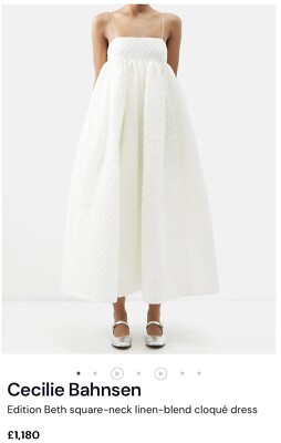Cecilie Bahnsen White Beth dress - Brand new with tags | eBay Cecilie Bahnsen White Beth dress - Brand new with tags | eBay