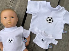 Puppenkleidung FUSSBALL Shirt