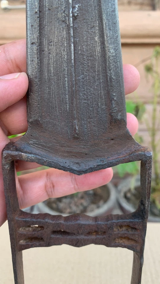 Старинный оригинальный индо-персидский кинжал кинжал ручной ковки 18 века - Изображение 4 из 4