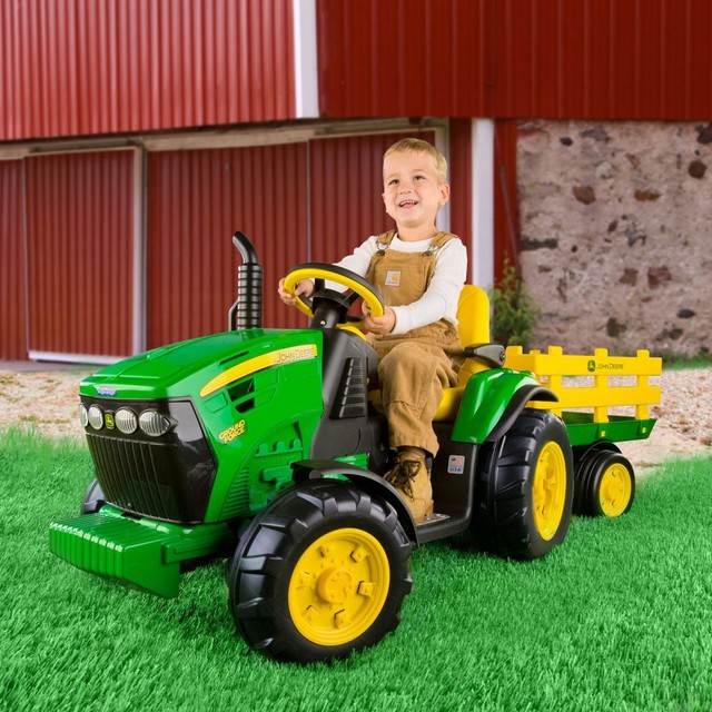 Peg Perego John Deere Tractor with Trailer IGOR0039 for sale online eBay