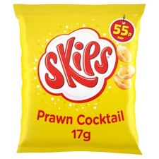 KP SKIPS CRISPS BAG FULL CASE X 30 Bags Price Marked 55p