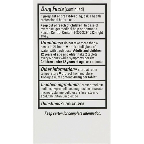 Percogesic Magnesium Salicylate 500mg Pain Reliever Backache Relief