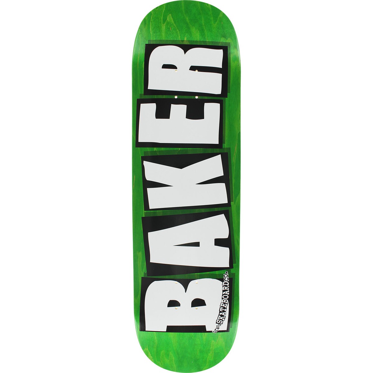 Baker Skateboard Deck Brand Logo Veneers B2 Green 8.25