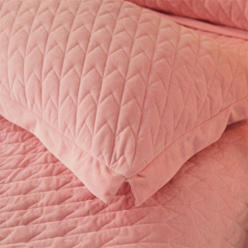 Plaid Quilted Velvet Bedspread with Ruffles Queen Size Coverlets Thick Soft 3PC - Picture 70 of 70