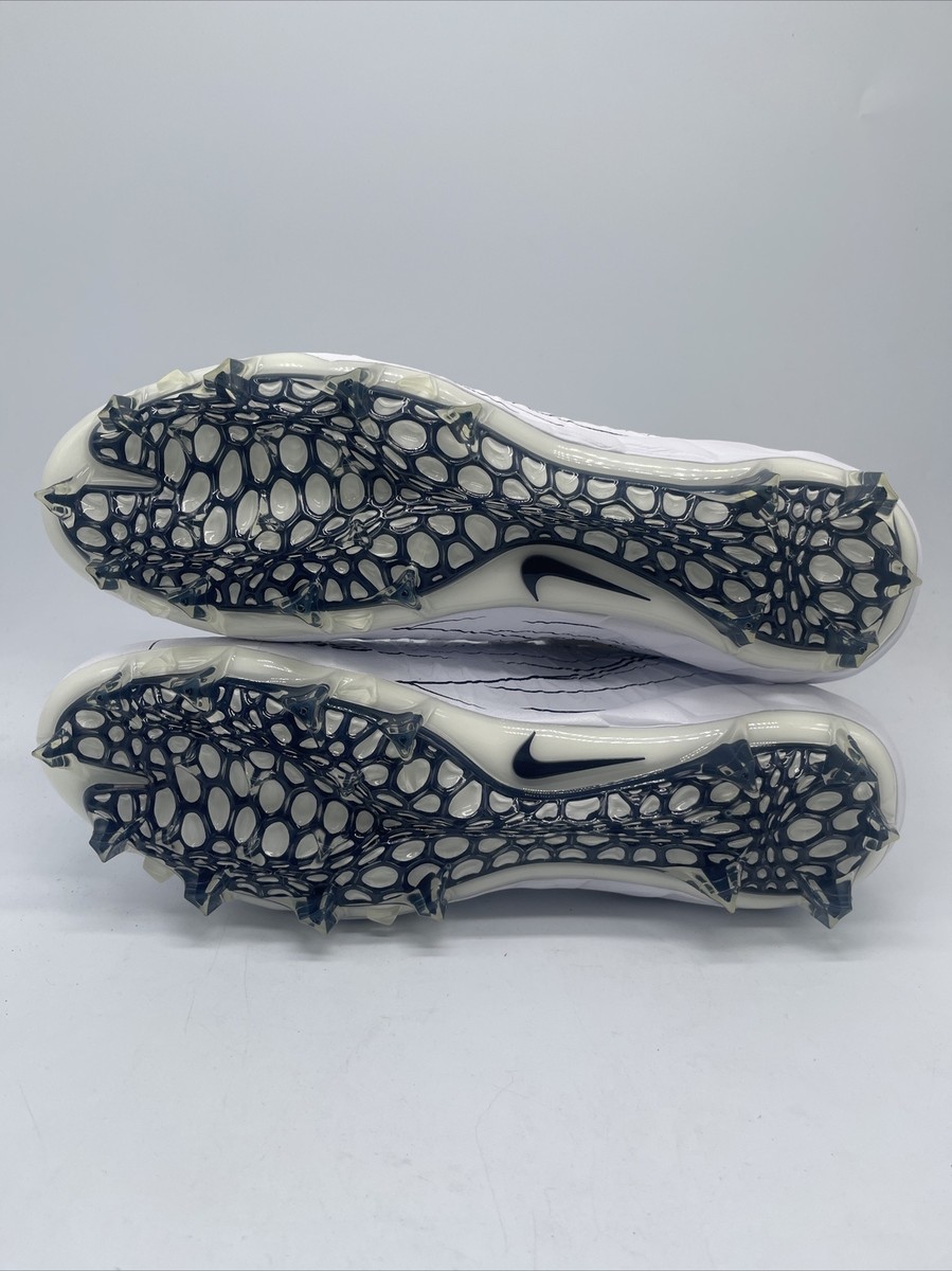 Nike Alpha Huarache 7 Elite Pro Lacrosse White/Navy Cleats 