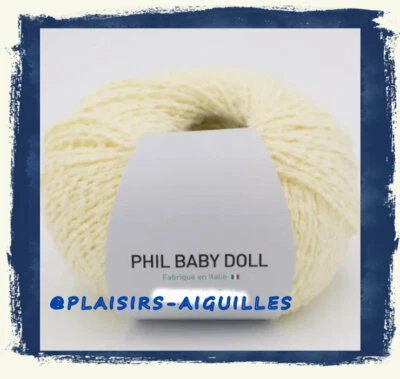 6 PELOTES DE LAINE phil BABY DOLL ZESTE neuves - Photo 1/4