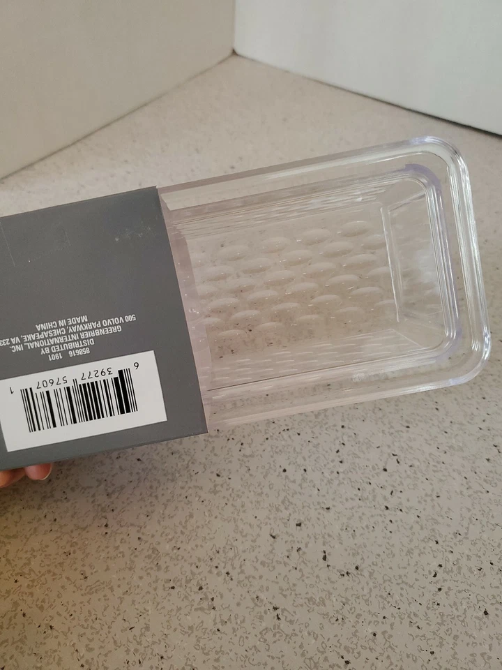 Platos de mantequilla de plástico texturizado con tapa Cooking Concepts - Nuevos - ENVÍO N 24 HORAS Foto 4 de 4