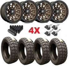17 Fuel Bronze Face Black Rims Tires Mt 33125017 Fits Toyota Tacoma Trd 4runner 17 Fuel Bronze Face Black Rims Tires Mt 33125017 Fits Toyota Tacoma Trd 4runner