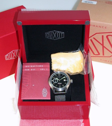 DUXOT Altius Pilot Automatic 46 mm vetro zaffiro orologio da uomo DX-2021-11 - Foto 5 di 5