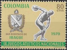 Timbre Sports Colombie 651 ** (68709DZ)