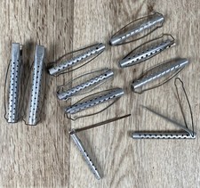 Vintage Goody Aluminum Hair Perm Clips Rollers Curlers 40s 50s Permanent Accs.