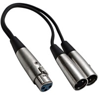 Seismic Audio 1' Splitter Patch Cable 1 Xlr Female To 2 Xlr Male on sale Seismic Audio 1' Splitter Patch Cable 1 Xlr Female To 2 Xlr Male on sale
