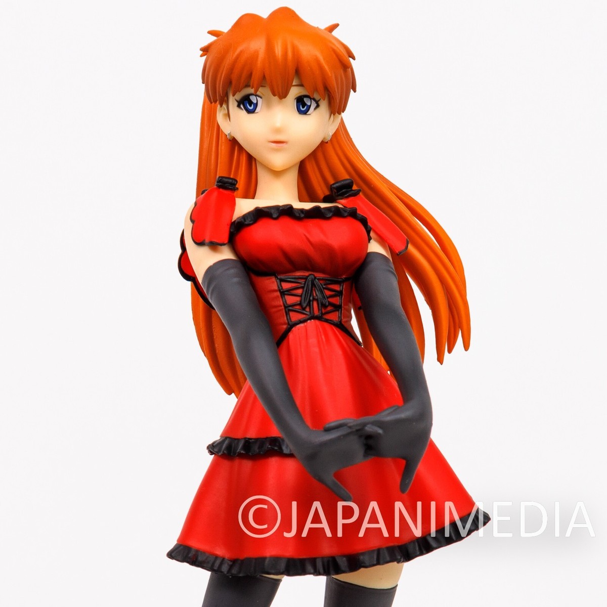 Evangelion Asuka Langley Premimum Figure Gothic Night Red Dress