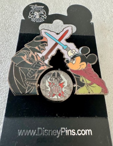 Disney Pin 62447 Jedi Mickey vs Darth Vader Mickey’s Pin Odyssey Spinner - 第 2/3 張圖片